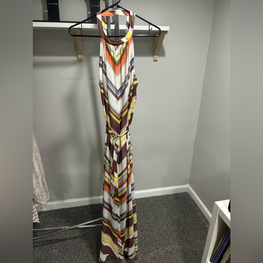 Colorful Striped Maxi Dress EUC Bar III - Medium